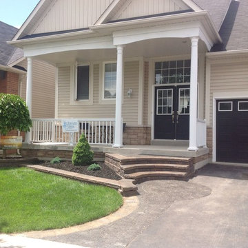 7 stonework curb appeal features front yard makeover