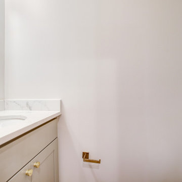 Bathroom Remodeling With Corner Tub, Standing Shower, Sink & Extra Cabinet Space