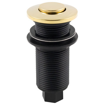 Replacement Disposal Air Switch Trim, Polished Brass