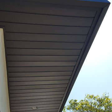 Cladding-Soffits, Fascia, Beams. Box Gutter "Tall" Glendale Ca.