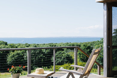 Inspiration for a transitional deck remodel in Boston