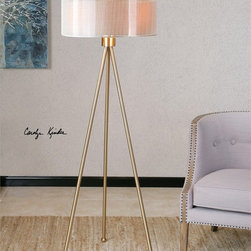 Karita Floor Lamp | Uttermost - Floor Lamps