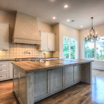 Cypress kitchen island