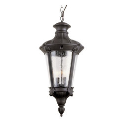 Trans Globe Lighting - Trans Globe Lighting 40166 BK Outdoor Pendant Villa - Outdoor Hanging Lights