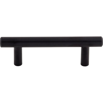 Top Knobs M987 Hopewell 3 Inch Center to Center Bar Cabinet Pull - Flat Black
