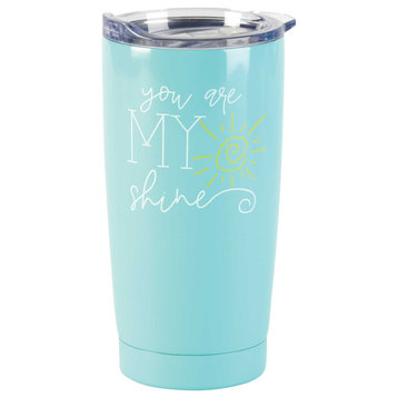 Your Are My Sunshine Teal Tumbler, 20 Oz