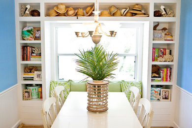 Inspiration for a tropical dining room remodel in Miami