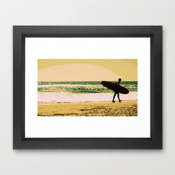 Gone Surfin' Art Print - Prints And Posters