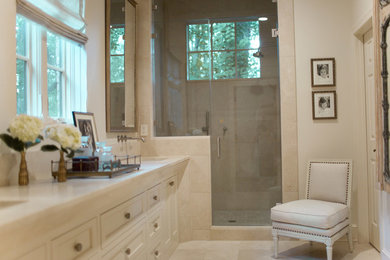 Inspiration for a transitional bathroom remodel in Jackson