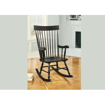 Acme Rocking Chair in Black Finish 59297
