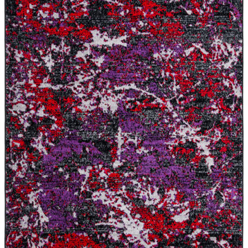 Safavieh Skyler Collection Sky186v Black / Purple Rug