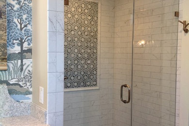 Transitional bathroom photo in Boston