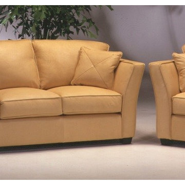 Leather Sofas & Leather Living Room Furniture Sets