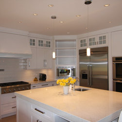White on White Kitchen - Kitchen Cabinetry