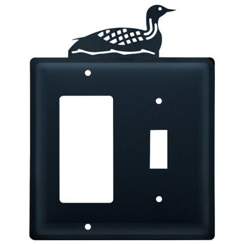 Single GFI and Switch Cover, Loon