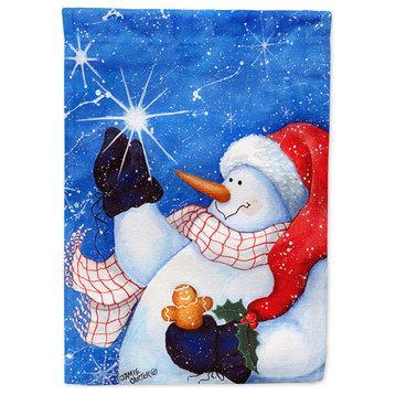 Caroline's Treasures Pjc1022Chf This Ones For You Snowman Flag Canvas