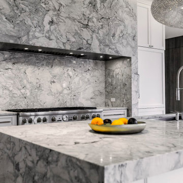 Superlative Marble Kitchen
