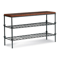 Bentley 3 Tiered Console/Sofa Table in Tobacco - Console Tables