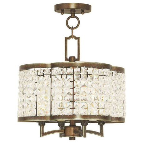 Livex Lighting 50574-64 Grammercy - Four Light Mini Chandelier