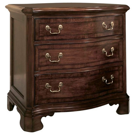 American Drew Cherry Grove 3-Drawer Nightstand, Antique Cherry