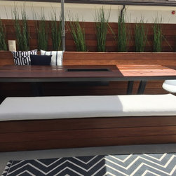 The Lyndall Table and Bench - Outdoor Dining Sets