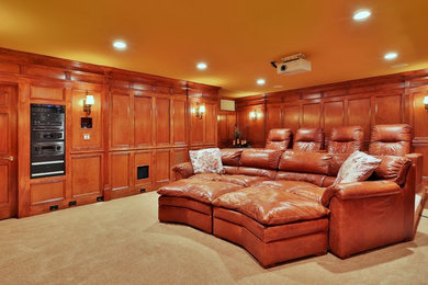 Example of a home theater design in New York