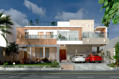 Regi model town kanal house design, Naqoosh consultant