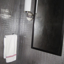 Raised plaster stencils