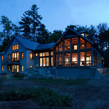 Contemporary Timber Frame NH