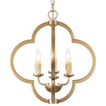 LNC - LNC 4-Lights Modern Abstract Metal Polished Gold Chandelier for Dining Room - At LNC, we always believe that Classic is the Timeless Fashion, Liveable is the essential lifestyle, and Natural is the eternal beauty. Every product is an artwork of LNC, we strive to combine timeless design aesthetics with quality, and each piece can be a lasting appeal.