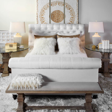 Textured + Tasteful Bedroom