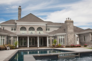 Example of a classic exterior home design in New York