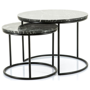 Marble Nesting Coffee Tables, By-Boo Romeo