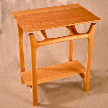 Maple Sculpted Side Tables