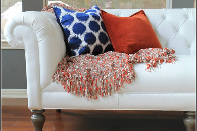 Living room - contemporary living room idea in Austin