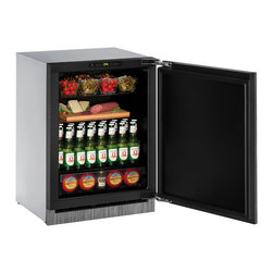 24" Solid Door Refrigerator (2224RINT) - Beer And Wine Refrigerators
