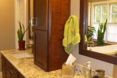 Bathroom - contemporary bathroom idea in Raleigh