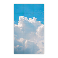Clouds Ceramic Tile Wall Mural HZ500378-35L. 24" x 40"