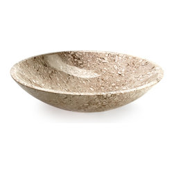 D'Vontz Sphere Stone Vessel in Coral Stone - Products