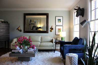 Living room - eclectic living room idea in DC Metro