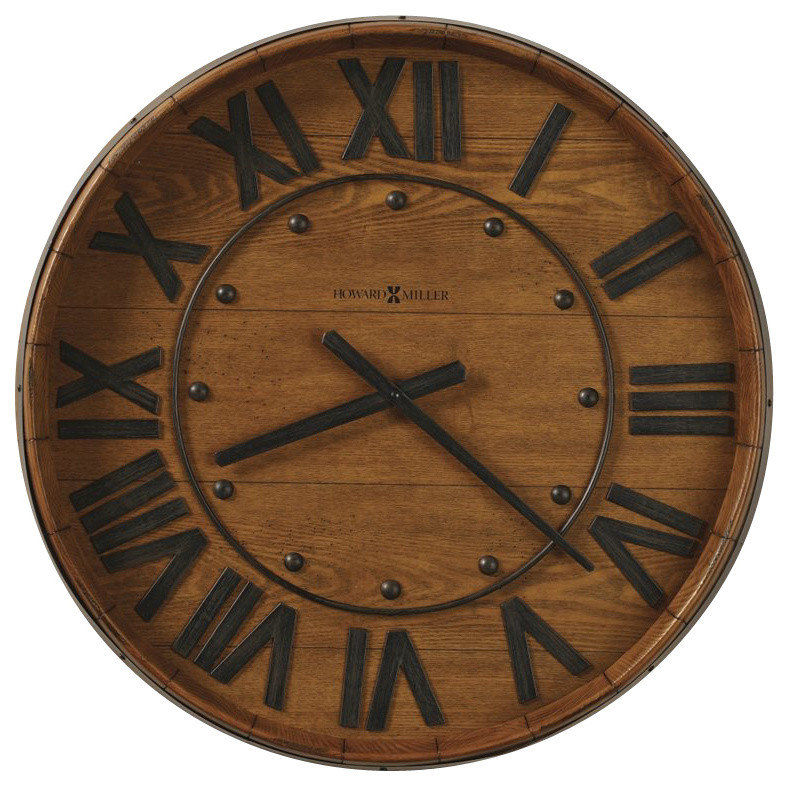 Howard Miller Wine Barrel Wall Clock