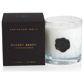 AG Opal Glass Candle Jar in Gift Box, Sunset Beach