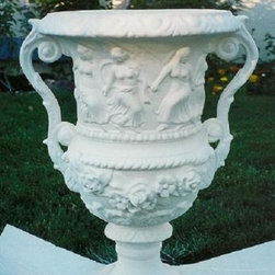 Before - Faux Painting Urn Vase - Vases