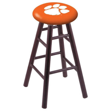 Clemson Bar Stool, Dark Cherry