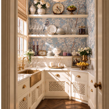 Butler's Pantry in Blue Chinoiserie