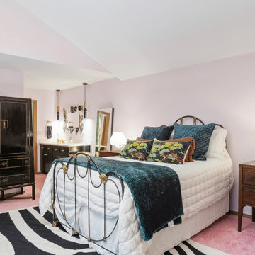 Rosy Relaxing Guest Room