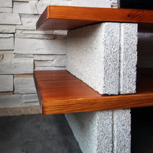 cinder blocks
