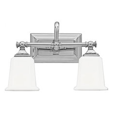 Bath Wall Fixture Polished Chrome 2-Light