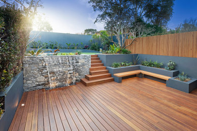 Greenwich Decking and Water feature