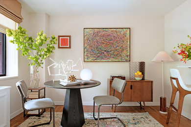Trendy dining room photo in Miami